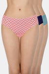 Every De by Amante Low Rise Three-Fourth Coverage Bikini Panty (Pack of 3) - Multicolor — thumbnail 1